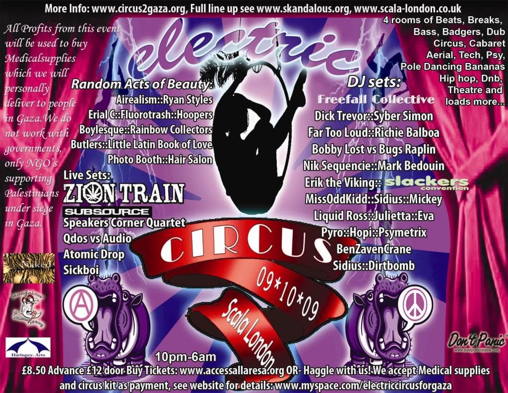 Electric Circus flyer